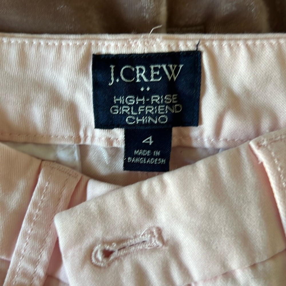 J Crew Pink Chino pants